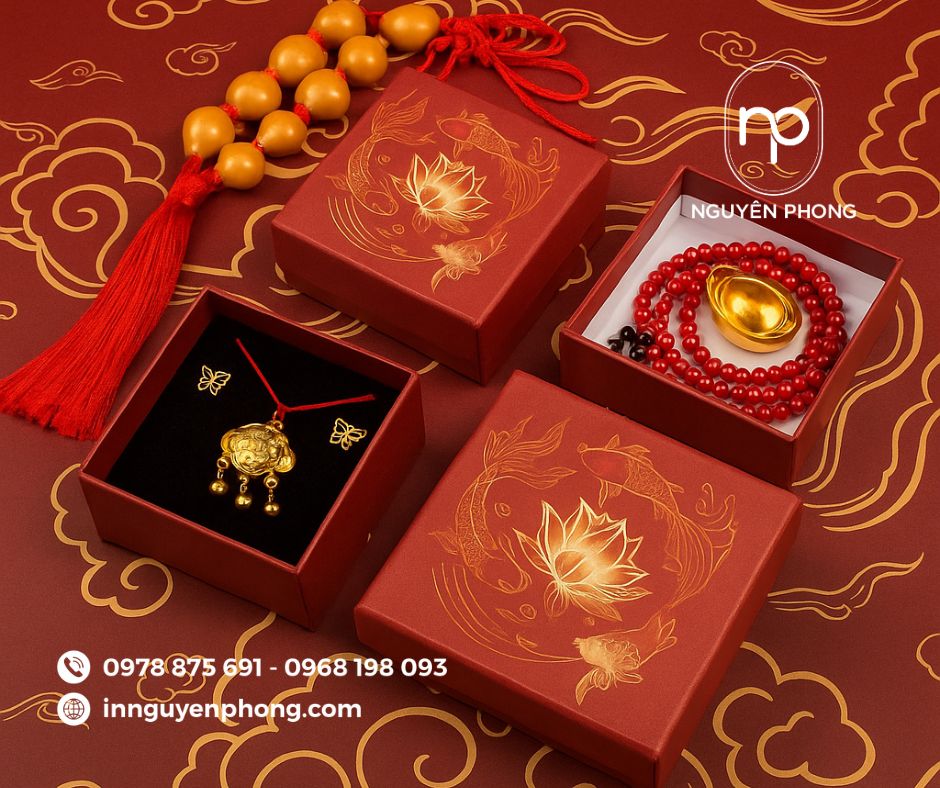 Mẫu hộp nắp đậy tác rời
